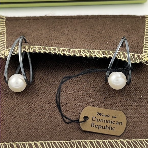 Ross-Simons Jewelry - *NWT* Ross & Simons Sterling Silver & Cultured Pearl Drop Earrings